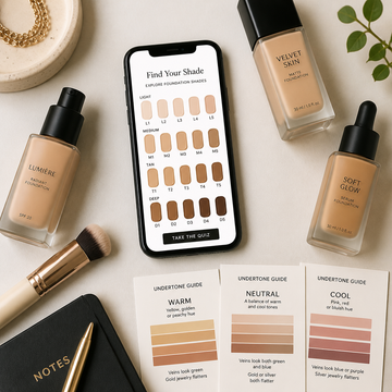 How to choose foundation shade online in Malaysia (undertone steps)